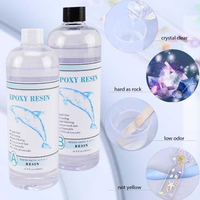 

Epoxy resin bening clear keras + hardener the best