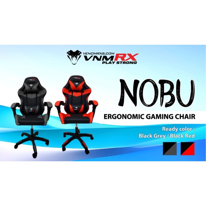 VENOMRX NOBU ERGONOMIC GAMING CHAIR - KURSI GAMING