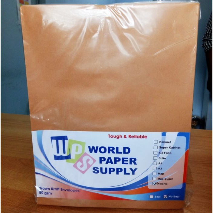 

Sale Amplop Coklat Ukuran Kwarto Wps ( 21 X 27 Cm )
