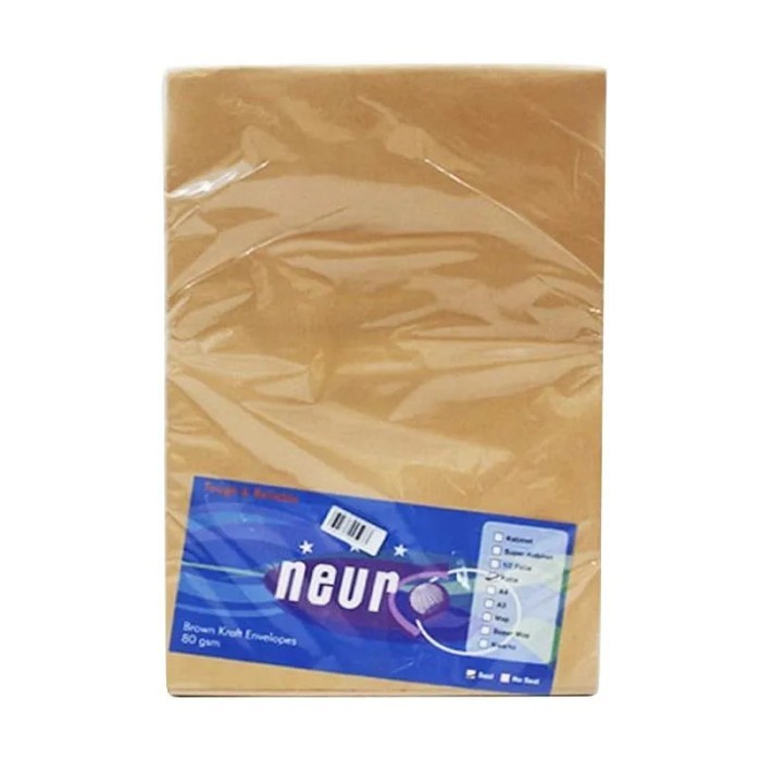 

Sale Neuro Amplop Coklat Ukuran Folio Seal