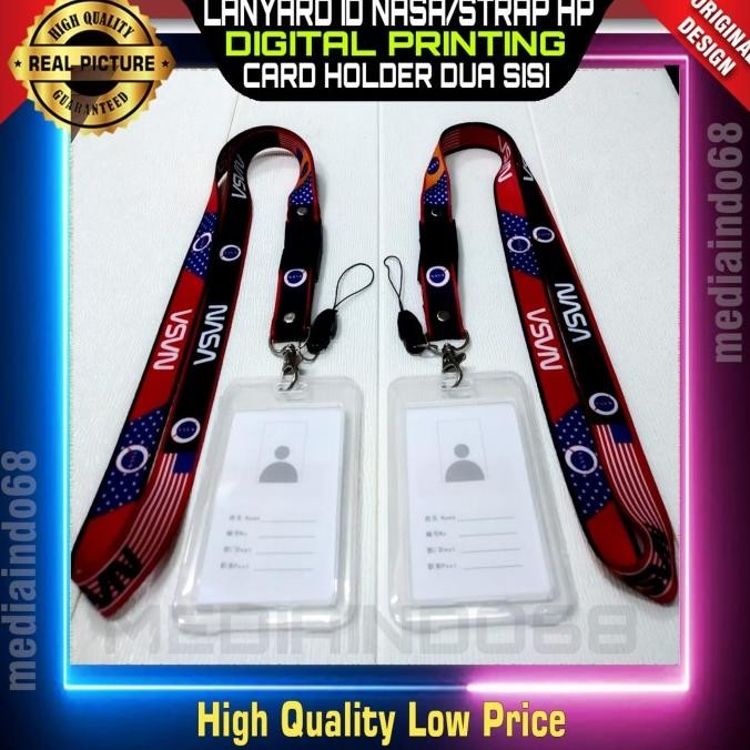 

Nasa Lanyard ,Strap Id, Hp/Flashdisk Printing Digital