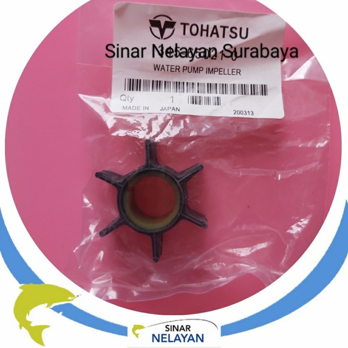 Water Pump Impeller Mesin Tempel Tohatsu 25Pk-30Pk. Asli Tohatsu Murah