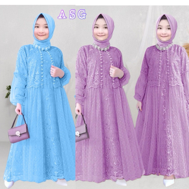 Murah Bj Muslimah Kid Anak2 Cewek Syar'I Gamies 1 Tahun Umur 11 12 Tahun Baju Muslim Anak Terbaru202