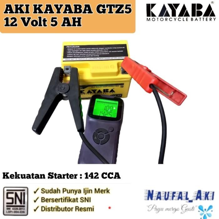 Aki Motor Honda Beat Fi/Karbu/Esp/Cbs/Street Max Power Gtz5