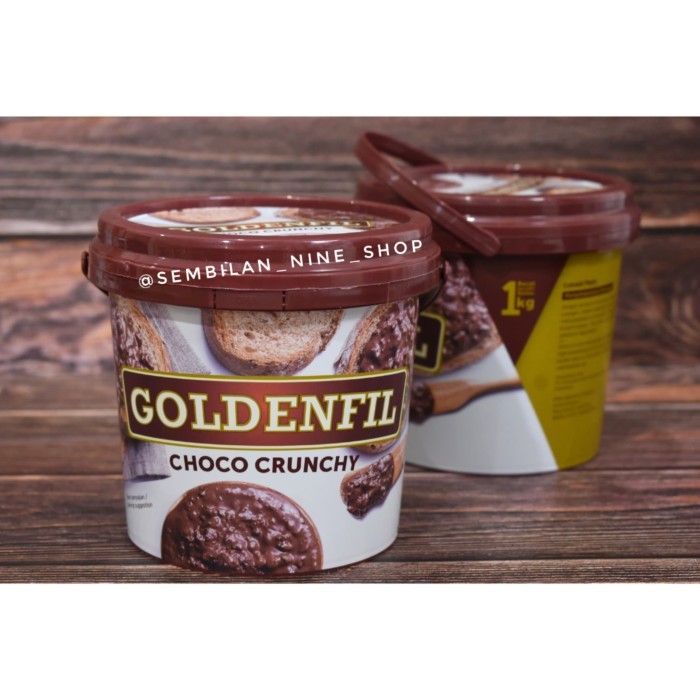 

Goldenfil Choco Crunchy 1 Kg Selai Coklat Renyah BERMUTU