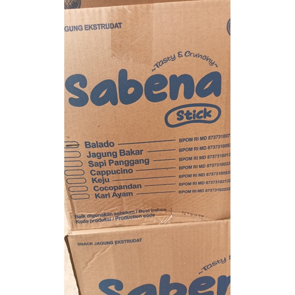 

Sabena Stik Aneka Rasa 360G / 1 Bungkus / Sabena Stik Mix All Varian Rasa - Cemilan Ribhun