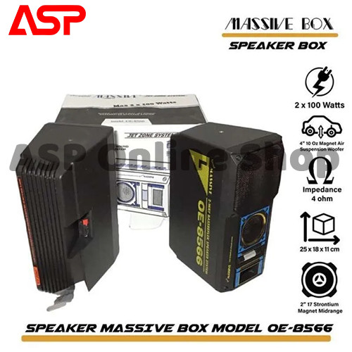 MASSIVE OE 8566 Speaker Mobil Way Speaker 4 in 1