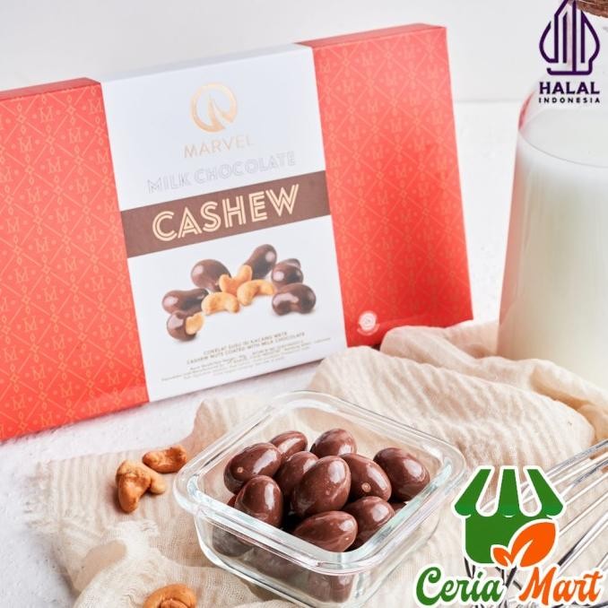 

''Terlaris" Coklat Gi Box Marvel Cashew Chocolate Parsel Lebaran Imlek Natal Murah