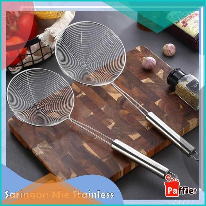 Saringan Mie Stainless 18cm Noodle Strainer Saring Minyak Masak Dapur