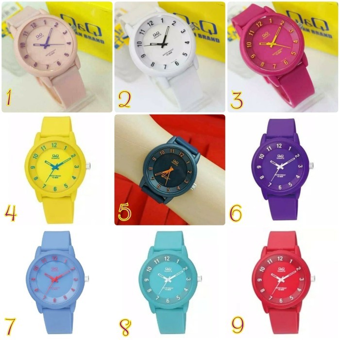 jam tangan wanita cewek QQ QnQ Q&Q vr52j original garansi anti air