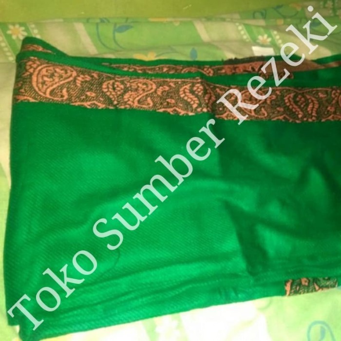HOT SALE Sorban Arafat Premium Hijau Arab Kashmiri Haji Original Panjang 1x2 M