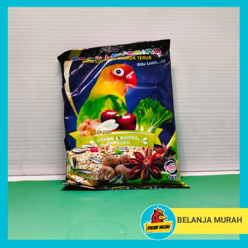 Ebod Lovebird pakan burung Lovebird ebod