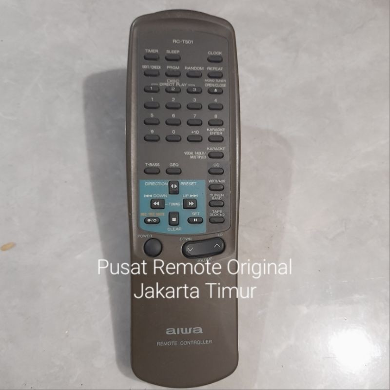 REMOTE REMOT DVD COMPO AIWA RC-T501 ORIGINAL ASLI