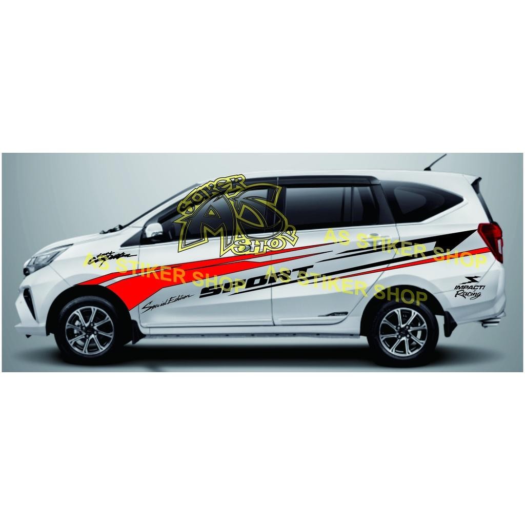 Stiker Sticker Cutting Stiker Mobil Daihatsu Sigra Toyota Calya Cutting List Mobil Sigra Calya Keren