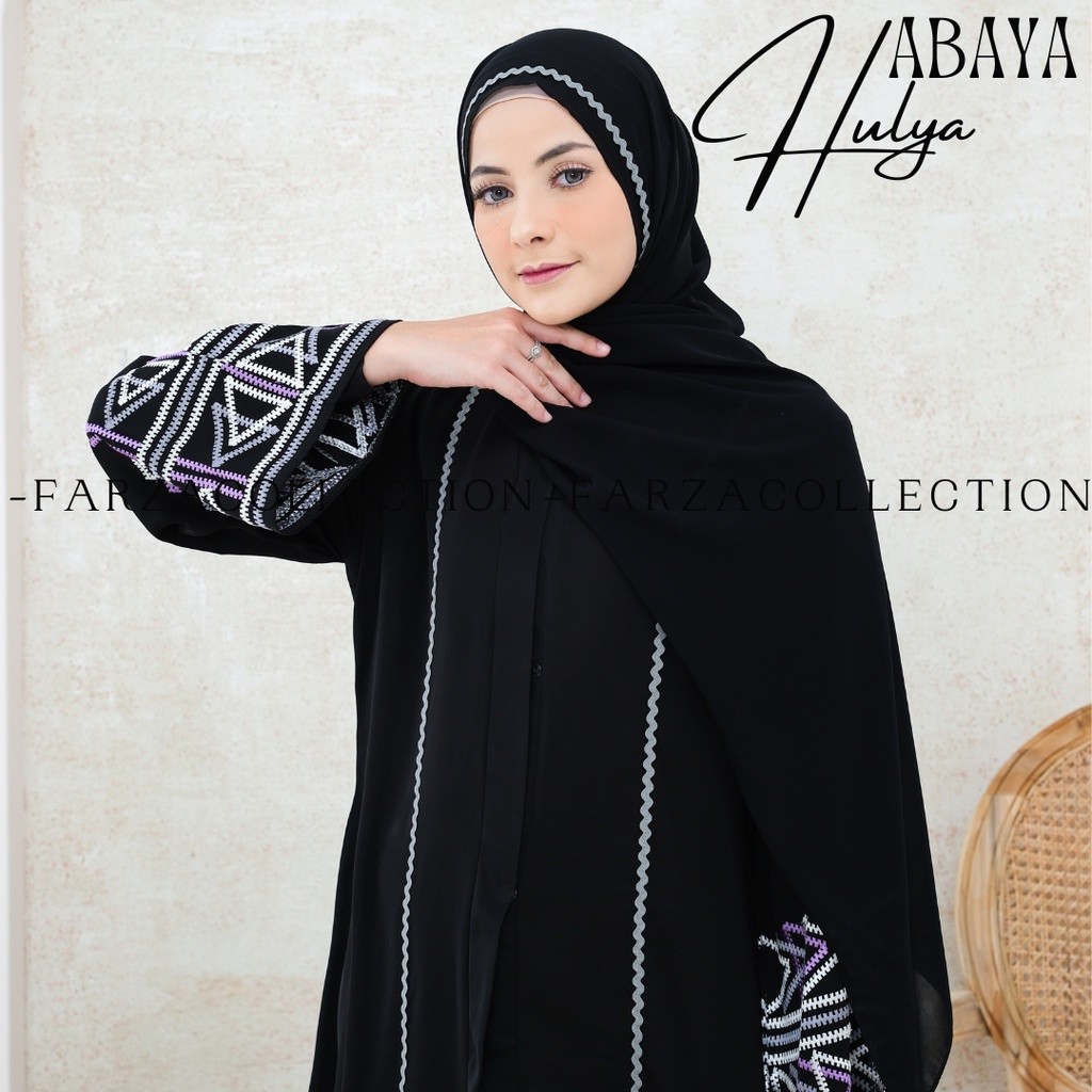 Discount Hulya Abaya Fursan Silk Saudi By Farza Collection