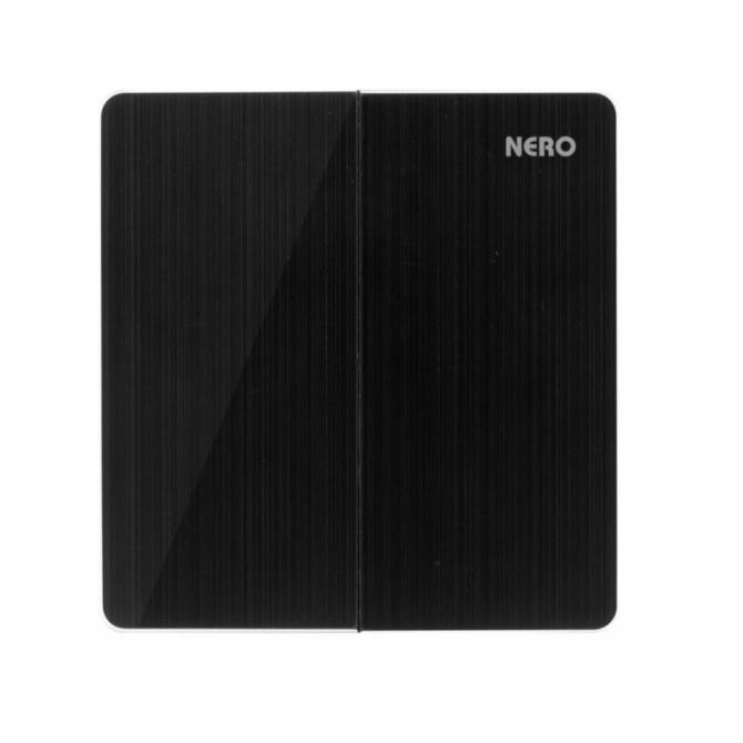 Diskon Saklar Seri Hotel Nero Titanium Black Saklar Double 2Way Hitam
