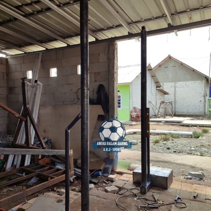 Murah Tiang net voli / voly / volly portable + jaring net murah Non COD