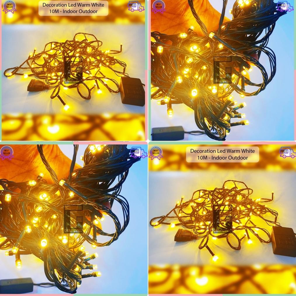 thom lampu hias natal tumblr led musik tirai dekorasi hiasan gantung rusa santa gereja warna warni w