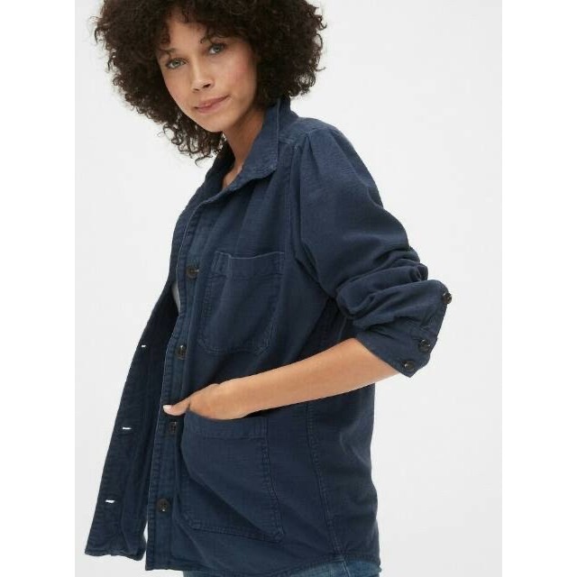 Murah Jaket Wanita GAP Slub Utility Jacket Non COD