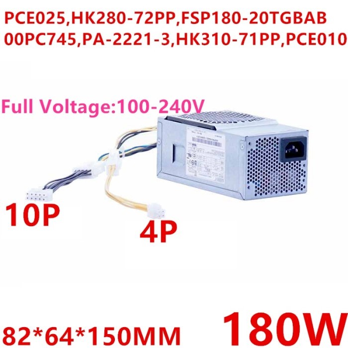 BISA GOSEND PSU LENOVO 10P 180W POWER SUPPLY PCE025 PCE010 PCG010 HK280-72PP FSP18