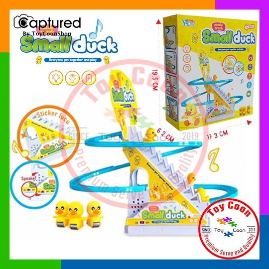 Awet Mainan Bayi Tengkurap / Bebek Naik Tangga / Seluncuran Bebek / Track Tangga / Tangga Bebek