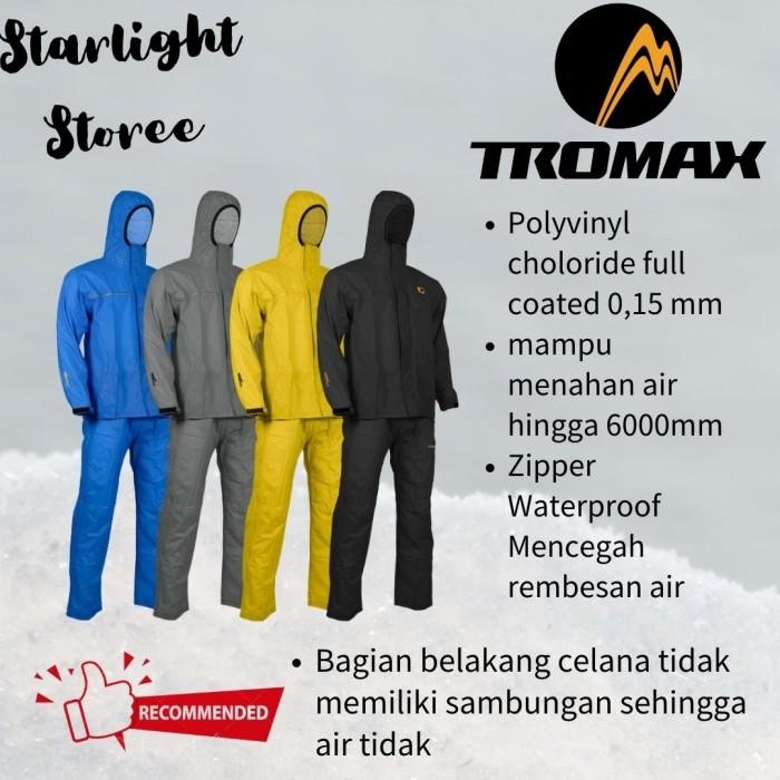 JAS UJAN BAJU CELANA TROMAX TEBAL AWET MURAH RAINCOAT