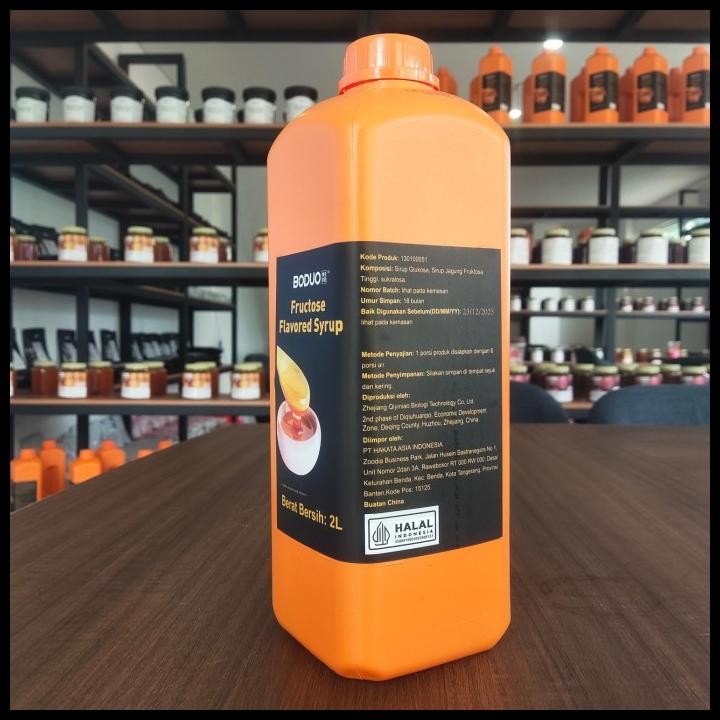 

TERBARU BODUO FRUSTOSE FLAVORED SYRUP - GULA CAIR CONCENTRATED SIRUP 2 LITER !