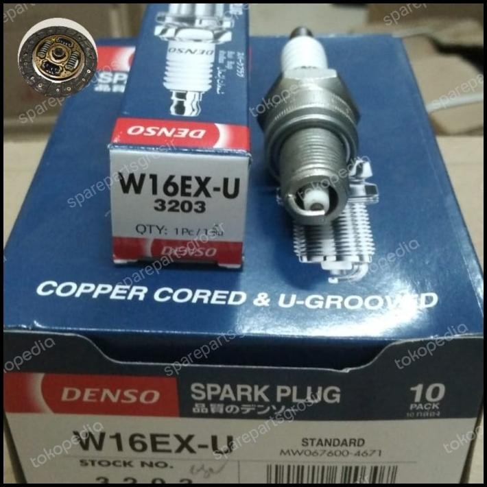 TERBARU BUSI KIJANG SUPER DENSO W16EX U SPARK PLUG MOBIL 