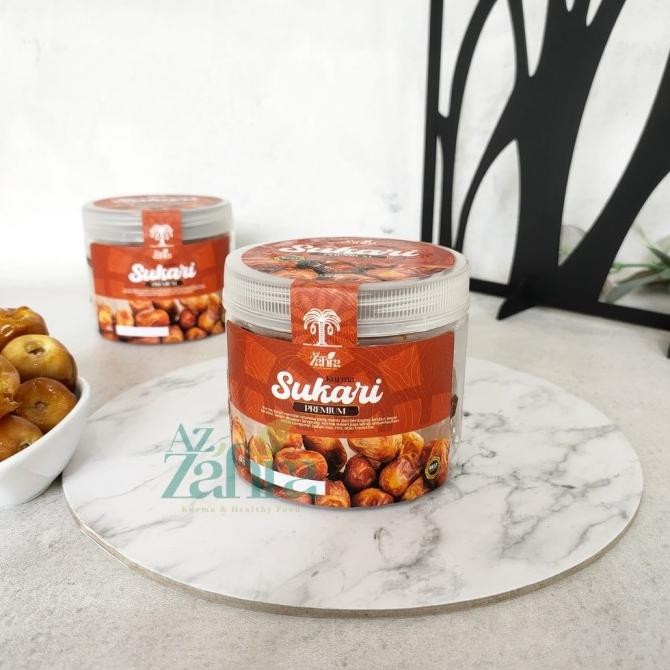 

Baru Kurma Sukari Premium 250 Gram - Kurma Sukkari Basah Lembut Premium