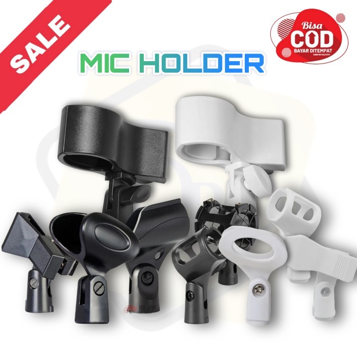 Mic Holder Besar untuk Mic Wireless mic condenser universal jepit