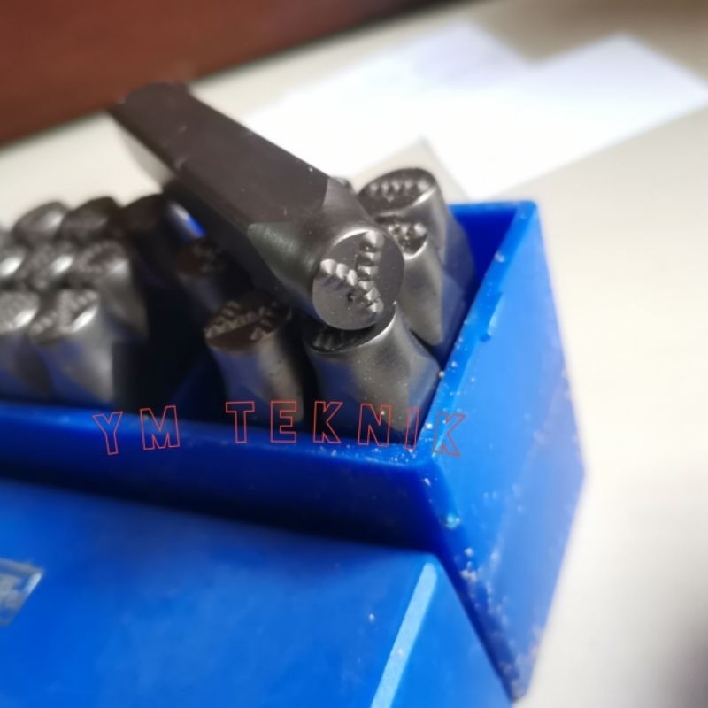 angka huruf ketok bintik 8 mm mas alat ketok nomor huruf stam punch