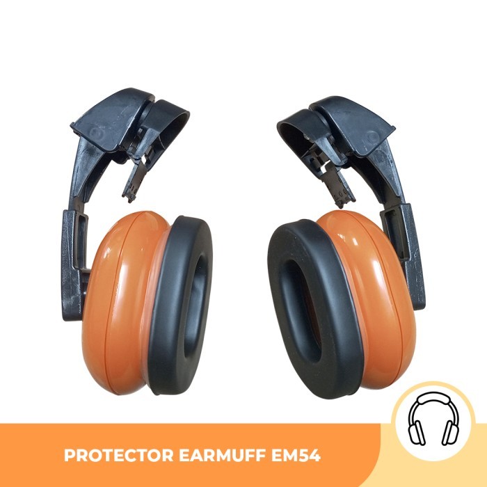 New.. Pelindung Telinga Earmuff Protector Em 54 Mounted Earmuff 24Db