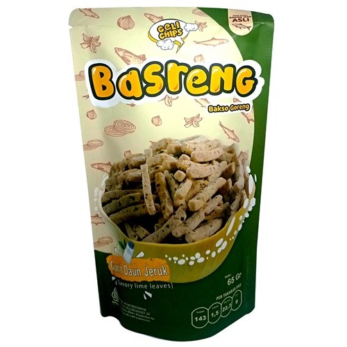 

S12692 BASRENG GELI CHIPS GURIH DAUN JERUK 65GR MAJU BERSAMA