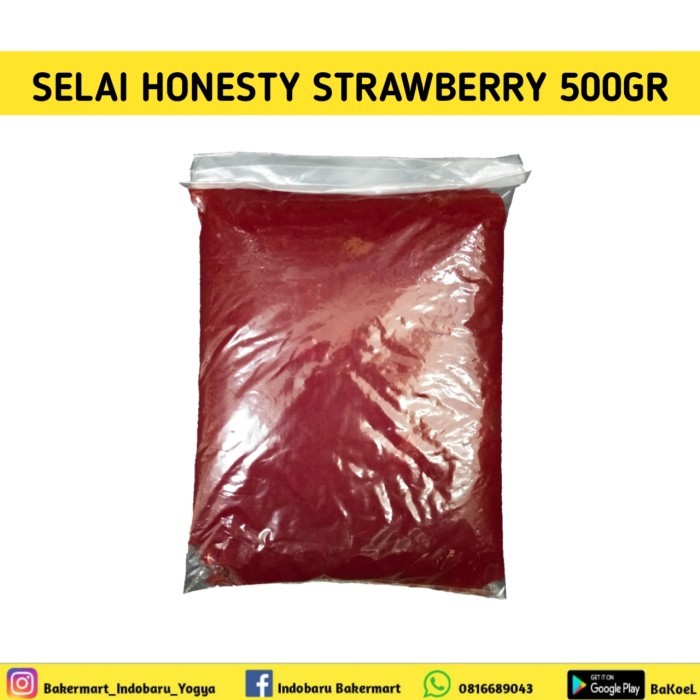 

Selai Honesty Strawberry 500Gr