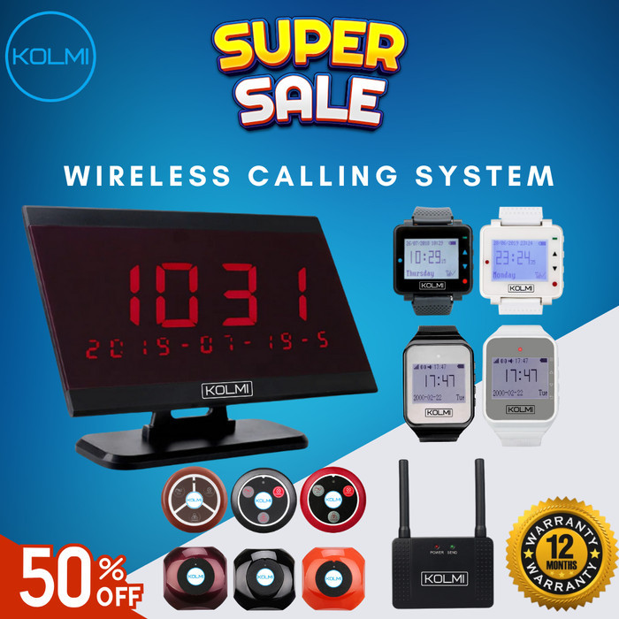 RETEKESS Wireless Calling System Restaurant Pagers Portable