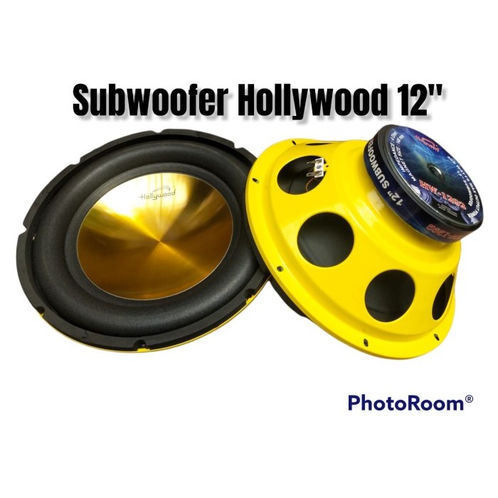 SUBWOOFER HOLLYWOOD 12 INCH HW 1292 DOUBLE COIL SPEAKER BASS MOBIL
