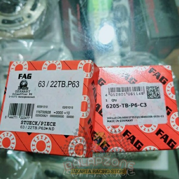 TERBARU Bearing highspeed kruk as ninja R /RR FAG made in germany 6205-63/22 BISA GRAB