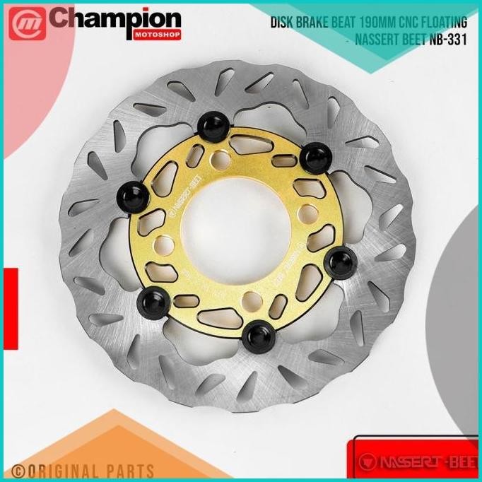 Piringan Cakram Disc Brake Beat 190mm Cnc Floating 331 Nassert Beet 07