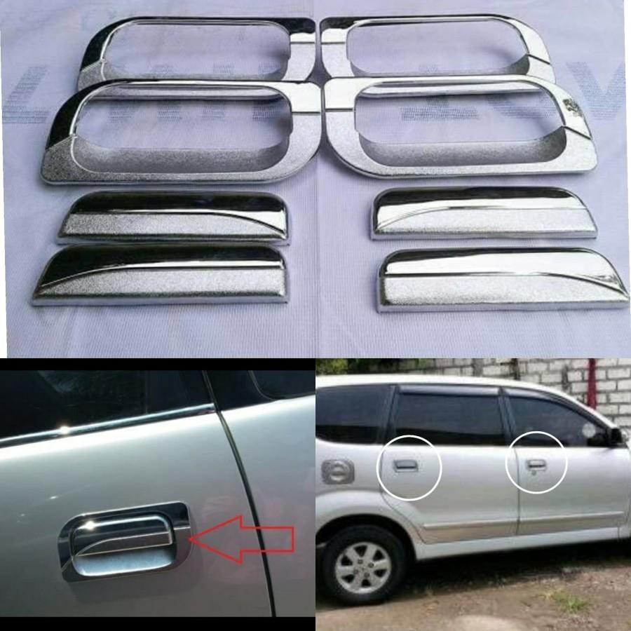 Paket Outer Handle Cover Pintu Mobil Avanza Xenia 2005 - 2011