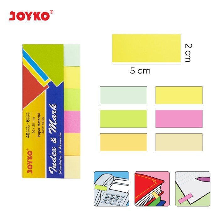 

Joyko Memo Stick Sticky Notes Index Panjang Kertas Memo Joyko Im-36
