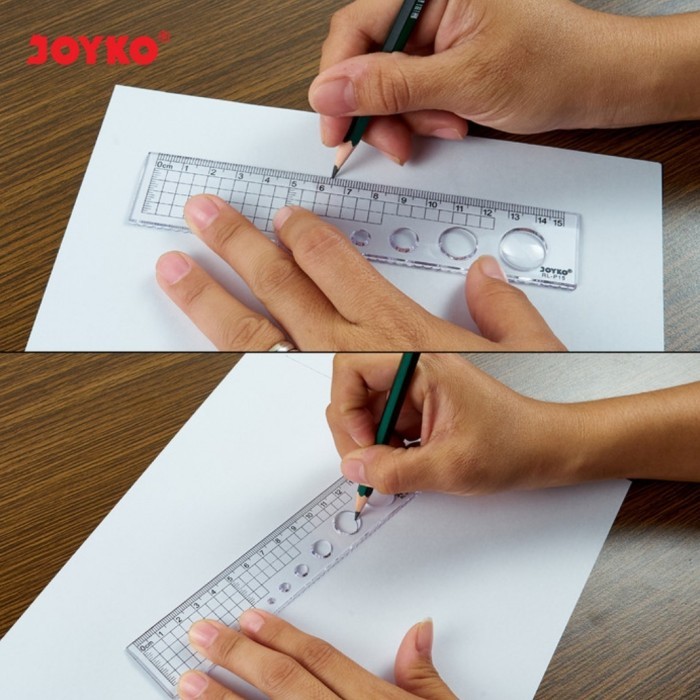 

Joyko Ruler 15Cm Transparent / Penggaris Rl-P15