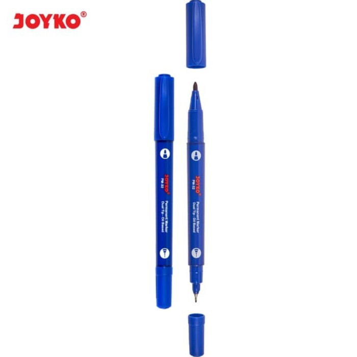 

Joyko Permanent Marker Dual Tip 0.7Mm / Penanda Permanen Pm 31-33