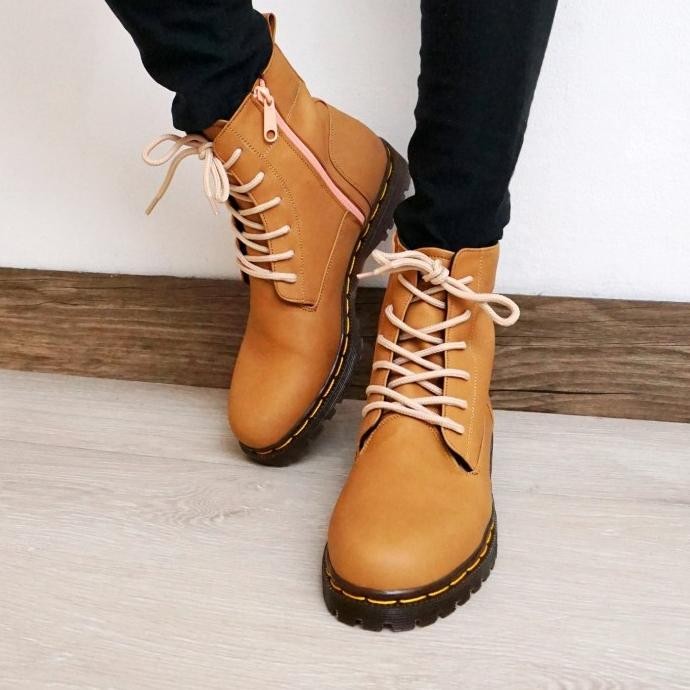 sepatu boot wanita sepatu boot korea sepatu kulit wanita flavio boston GM