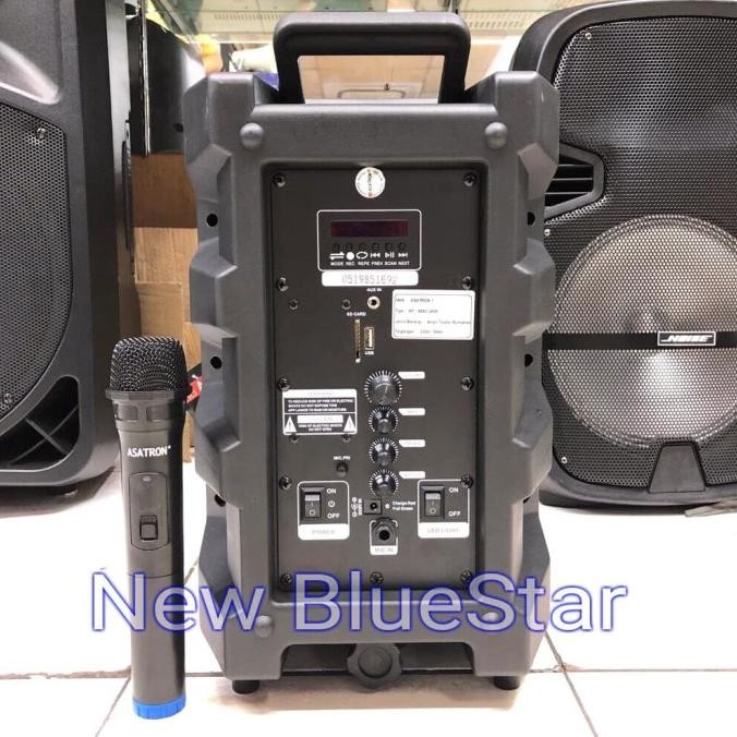 Pekan Promo Speaker Portable Amplifier Wireless Asatron Ht 8885 Ukm 8 Inch Origina