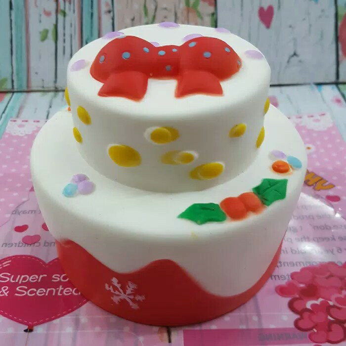 Murah Squisy Squishy Lucu Squisi Cake Ultah Skuisy Kue Tar Ria Ricis Non COD