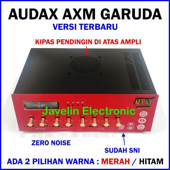 Pekan Promo Ampli Walet Audax Axm Garuda Amplifier 3 Player + Timer + Charger