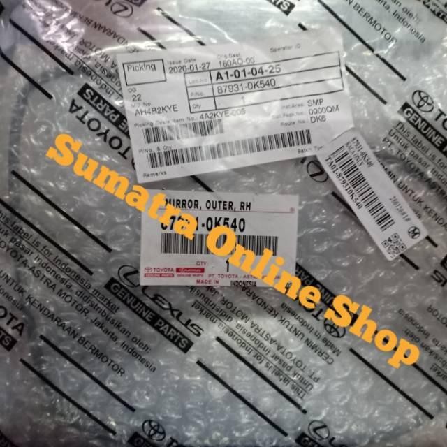 Kaca Spion Innova Inova Reborn Asli Toyota