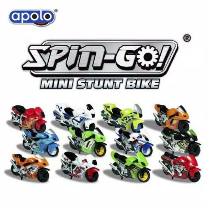 motor spin go kecil MTC satuan / miniatur motor gp / mainan motor motoran anak
