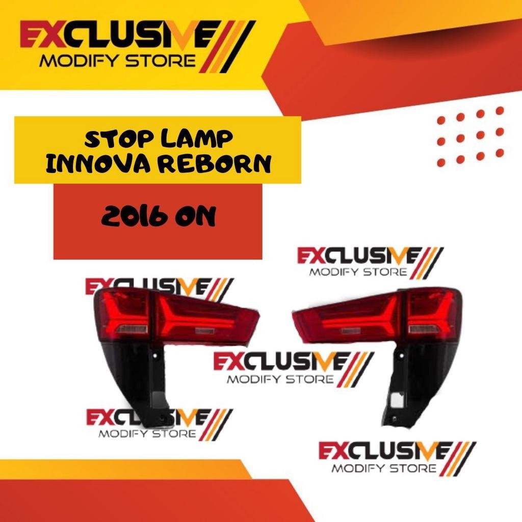 Stop Lamp Innova Reborn Yz Lambo Style Red Smoke 2016 On