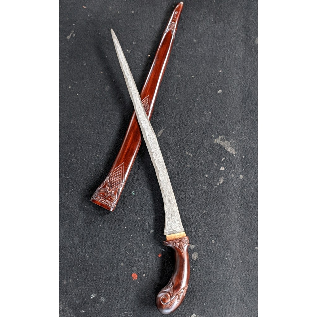 Pedang Pusaka Sepuh Suduk Maru Pamor Wahyu Tumurun Tangguh Mataram est Wingit Merbawani Istimewa Nya